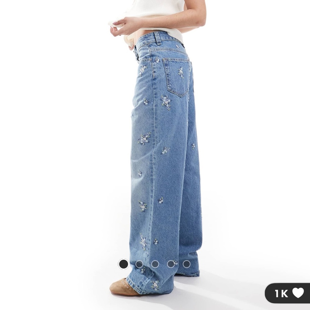 ASOS Embroidered Jeans